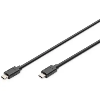 Kabllo USB DIGITUS 3.1 Type‑C në Type‑C Plug/Plug 1.0m – Zezë