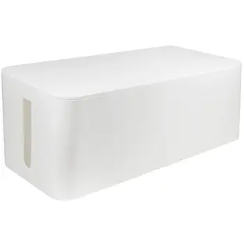Aksesorë për rrjet LogiLink / Cable Management Box / Large / 407×157×133.5mm – Bardhë