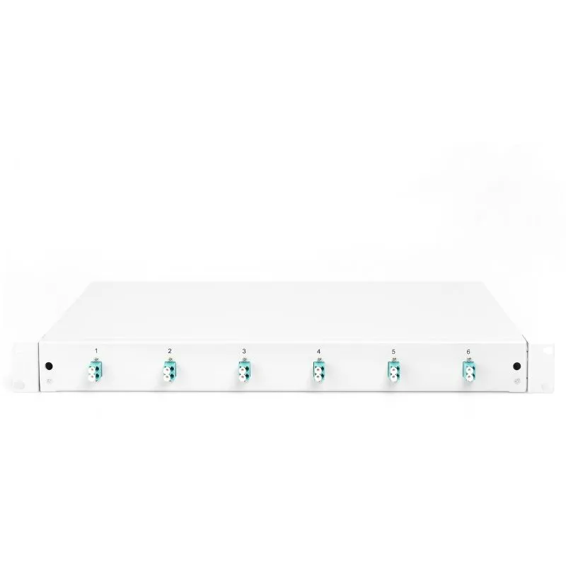 Panel fibër optike Digitus FO Splice Box, 1U, 24 porta LC, gri - 1