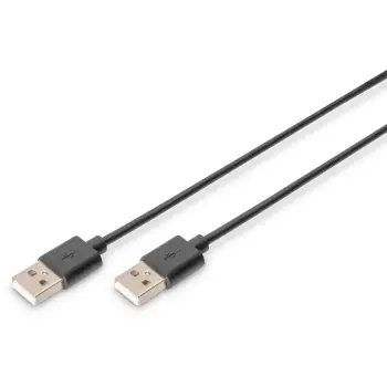 Kabllo USB 2.0 Digitus, 1m, mashkull-mashkull, e zezë