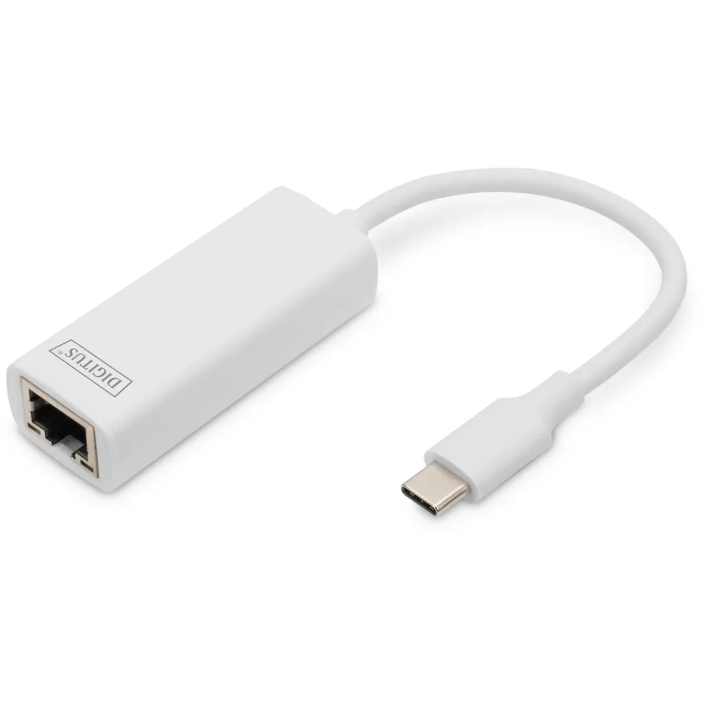 Adapter USB Type-C™ Gigabit Ethernet Digitus, Alumini - 1