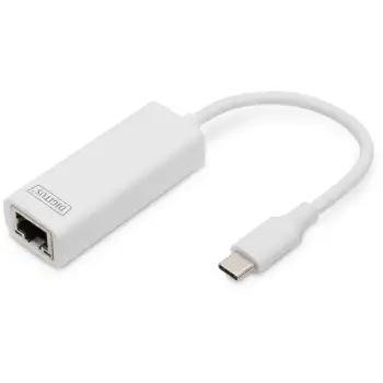 Adapter USB Type-C™ Gigabit Ethernet Digitus, Alumini
