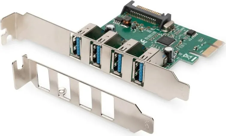 Kontroller Digitus PCIe 2.0 x1 - 4x USB 3.0 (DS-30221-1) - 1