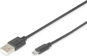 Kabllo Assmann, USB-A në miniUSB, 1.8m, e zezë