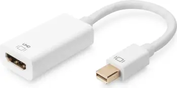 Kabllo Digitus DisplayPort Mini - HDMI (AK-340304-020-W), 2m, e bardhë