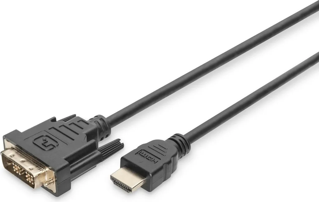 Kabllo HDMI në DVI-D Digitus 2m, Full HD, e zezë - 1