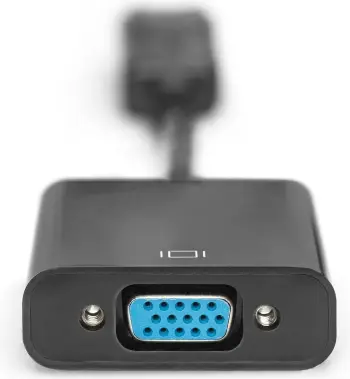 Adapter DisplayPort Digitus miniDP në VGA, 0.15m, i bardhë