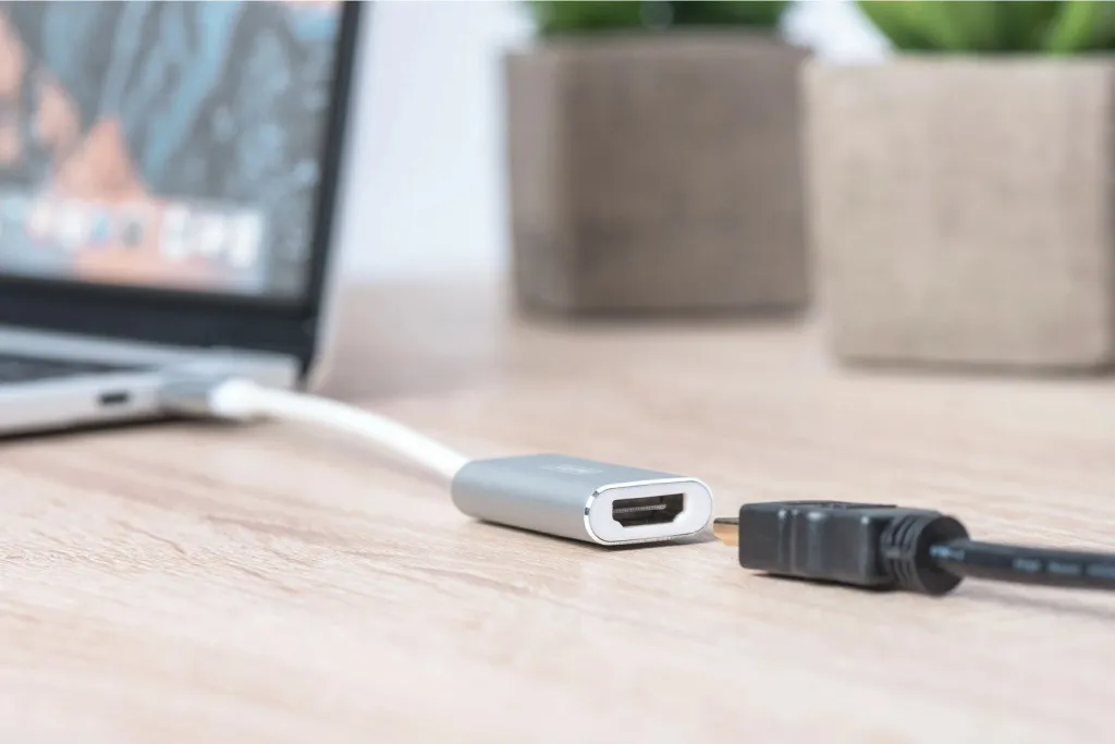 Adapter Digitus USB Type-C në HDMI 4K, 0.2m, argjendtë - 4