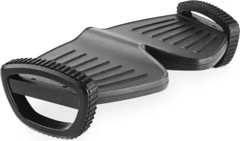 Mbështetëse ergonomike për këmbë Digitus Rocking, sipërfaqe kundër rrëshqitjes, kënd i rregullueshëm, e zezë