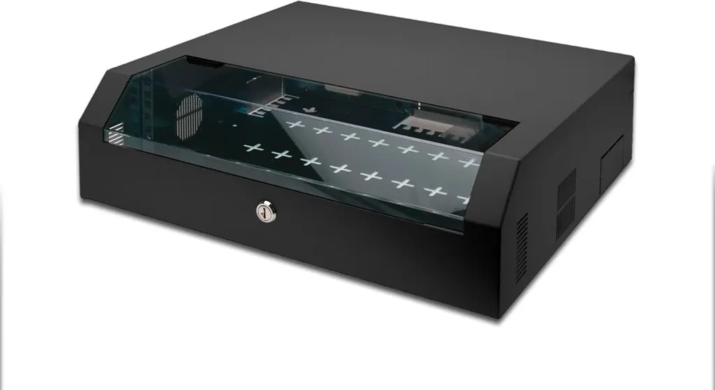 Kasë rrjeti Digitus SOHO 3U 145x500x475mm e zezë - 1