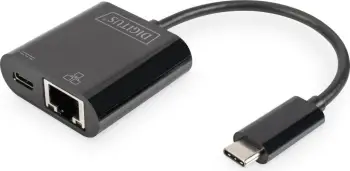Adapter USB Type-C Digitus, Gigabit Ethernet, PD, i zi