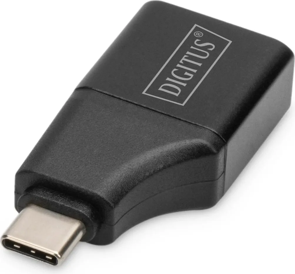 Adapter Digitus USB-C në HDMI, 4K, 5cm, zi - 1