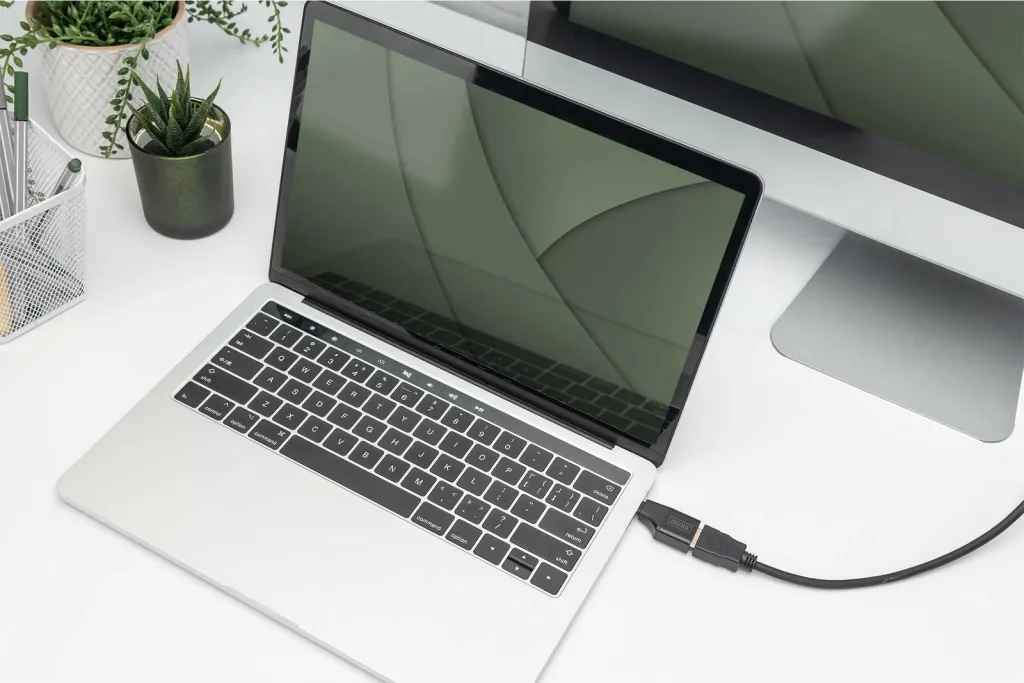 Adapter Digitus USB-C në HDMI, 4K, 5cm, zi - 3