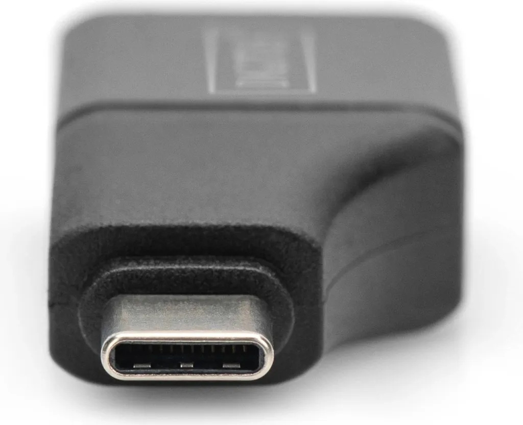Adapter Digitus USB-C në HDMI, 4K, 5cm, zi - 4