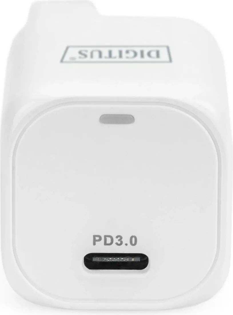 Karikues mini Digitus USB-C 20W PD 3.0, i bardhë - 3