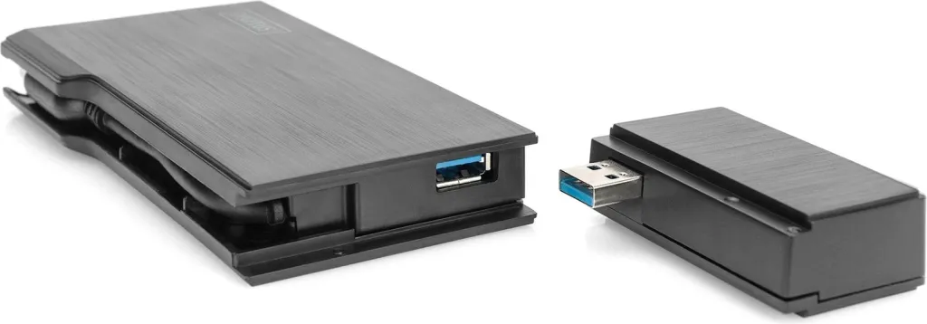 Docking station USB Digitus DA-70894, HDMI VGA, Gigabit Ethernet, gri - 5