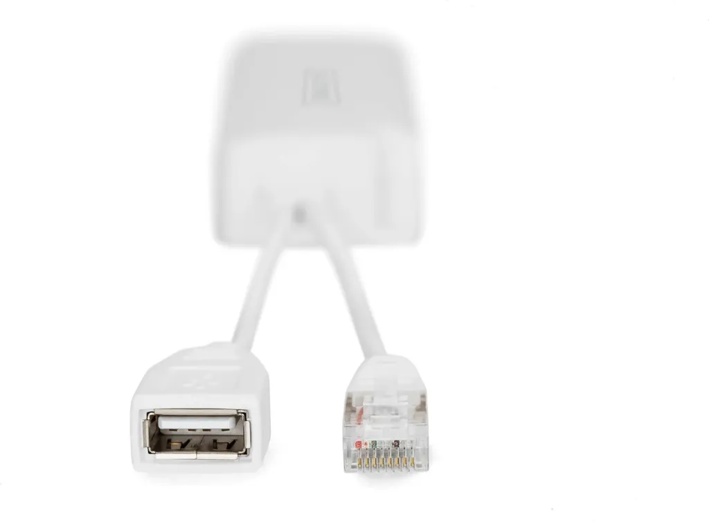 Splitter PoE USB-A Digitus, 5V, i bardhë - 2