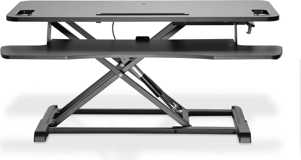 Platformë ergonomike tavoline Digitus DA-90380-1, 95x62cm, e rregullueshme në lartësi, e zezë - 10