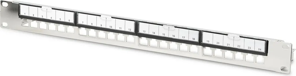 Patch panel Digitus 24-porta 19 inç, 1U, metallic - 1