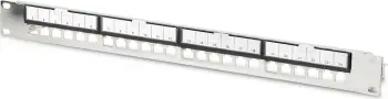 Patch panel Digitus 24-porta 19 inç, 1U, metallic