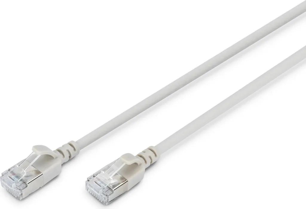 Kabllo rrjeti Digitus Cat6a F/FTP Slim 2m, gri - 1
