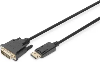 Kabllo adapter Digitus DisplayPort në DVI-D, 2m, 10 copë, e zezë