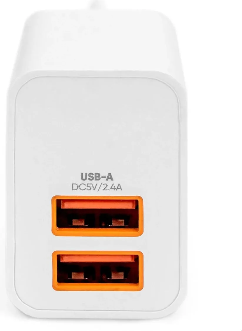 Karikues Digitus 2x USB-A, 15.5W, i bardhë - 2