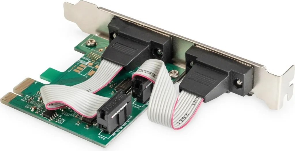 Kartë kontrolli Digitus PCIe COM, 2x RS-232, low profile - 2