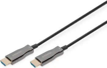 Kabëll HDMI Digitus AOC Hybrid Fiber Optic, 10m, UHD 4K, i zi