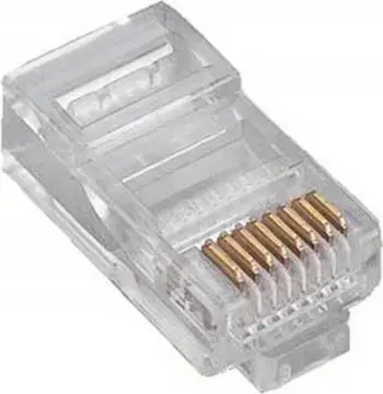 Fishe rrjeti Digitus RJ45, Cat5e, 8P8C, komplet 100 copë, transparente