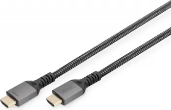 Kabllo HDMI Digitus 8K Premium 2.1, 1m, e zezë