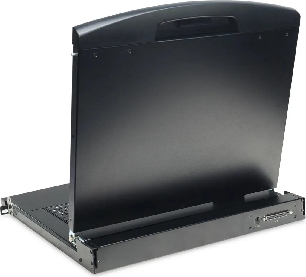 Konsolë rackmount Digitus 17" TFT, KVM 1-port, touchpad, e zezë - 5