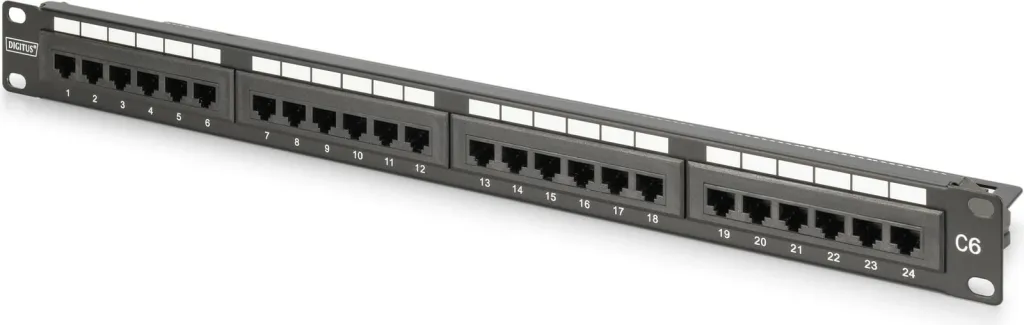 Patchpanel Digitus 24-port Cat6, i zi - 1