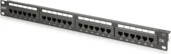 Patchpanel Digitus 24-port Cat6, i zi