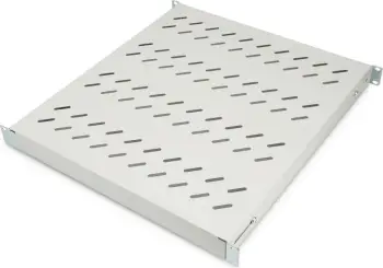 Raft kabineti Digitus 1U, 44x482x500-780mm, deri 50kg, gri
