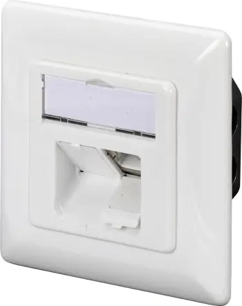 Prizë rrjeti Digitus Cat6, 2xRJ45, e bardhë