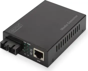 Media konvertues Digitus DN-82120-1, Gigabit, SC Multimode, 500m, i zi