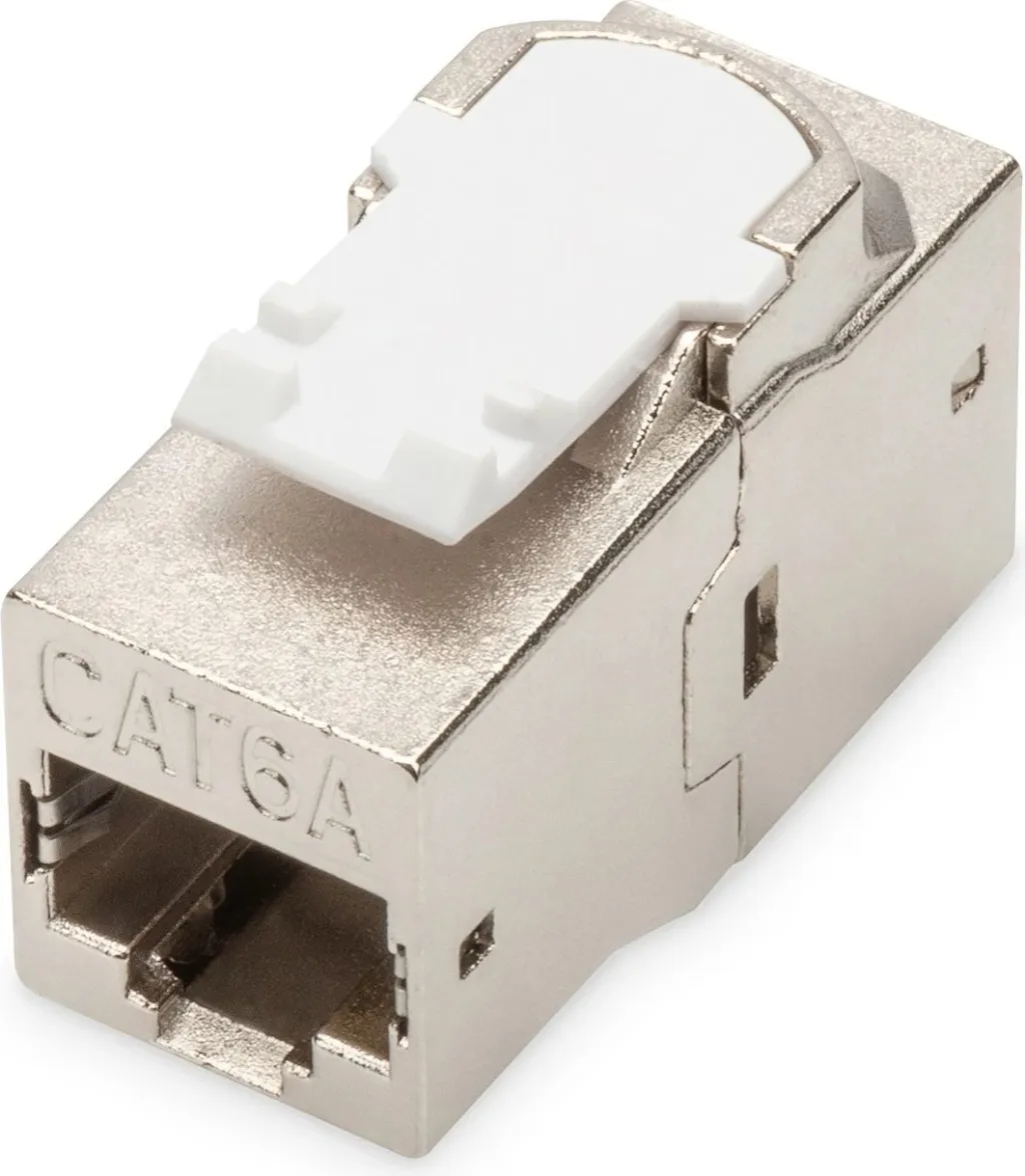 Adapter rrjeti Digitus Keystone RJ45 CAT6A, metalik - 1