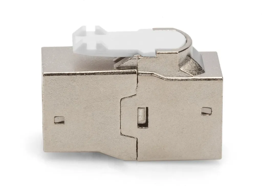 Adapter rrjeti Digitus Keystone RJ45 CAT6A, metalik - 2