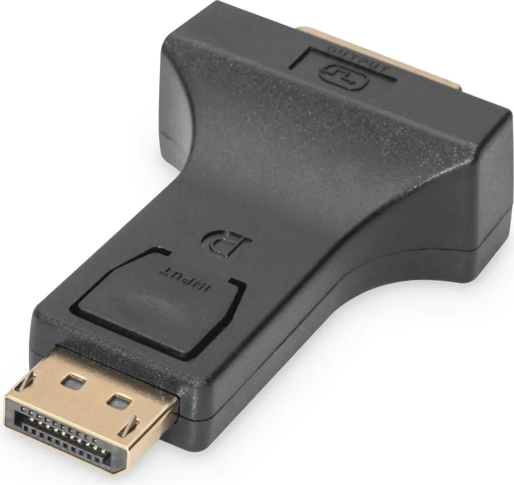 Adapter DisplayPort Digitus DP në DVI-I (24+5), i zi - 2