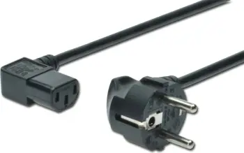 Kabllo rryme Digitus ASSMANN AK-440101-018-S, Schuko në C13, set 10 copë, 1.8m, e zezë