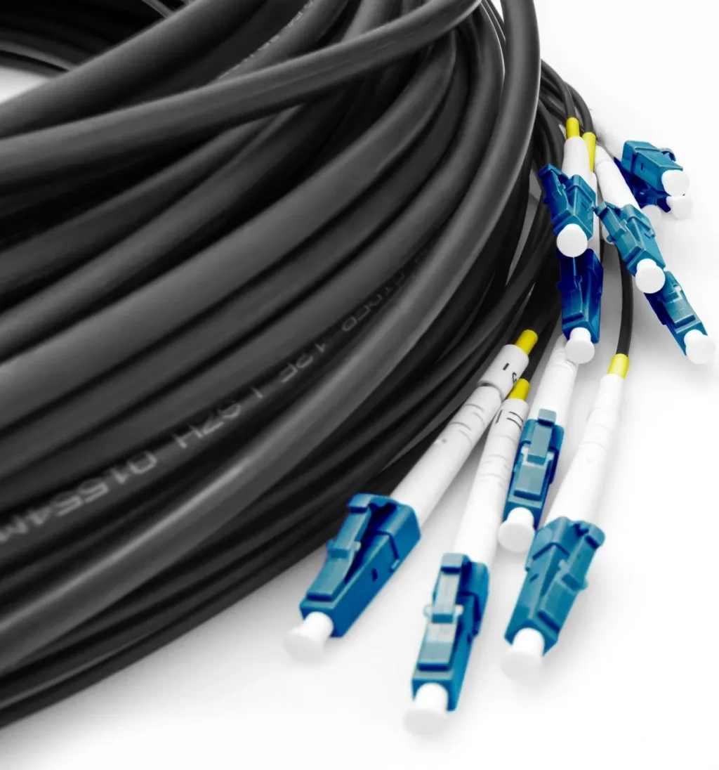 Kabllo optike Digitus LWL Patchkabel LC në UPC 50m OS2 12, e zezë - 4