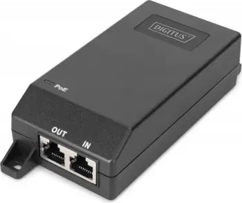 Injektor PoE Digitus Gigabit Ethernet, 802.3af/at, 30W, i zi