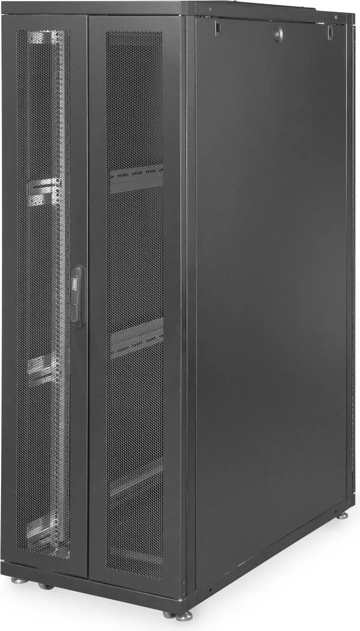 Kasë serveri Digitus 36HE 600x1000mm, xham Plexiglas, e zezë - 4