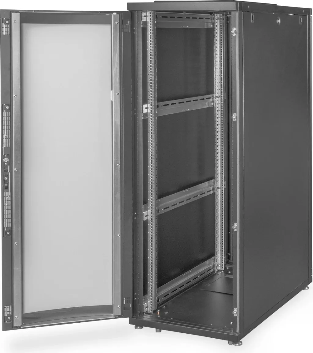 Kasë serveri Digitus 36HE 600x1000mm, xham Plexiglas, e zezë - 5