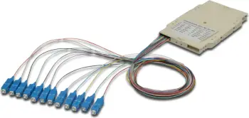 Kasetë për fibra optike Digitus Spleißkassette, 12 pigtails SC, OM4