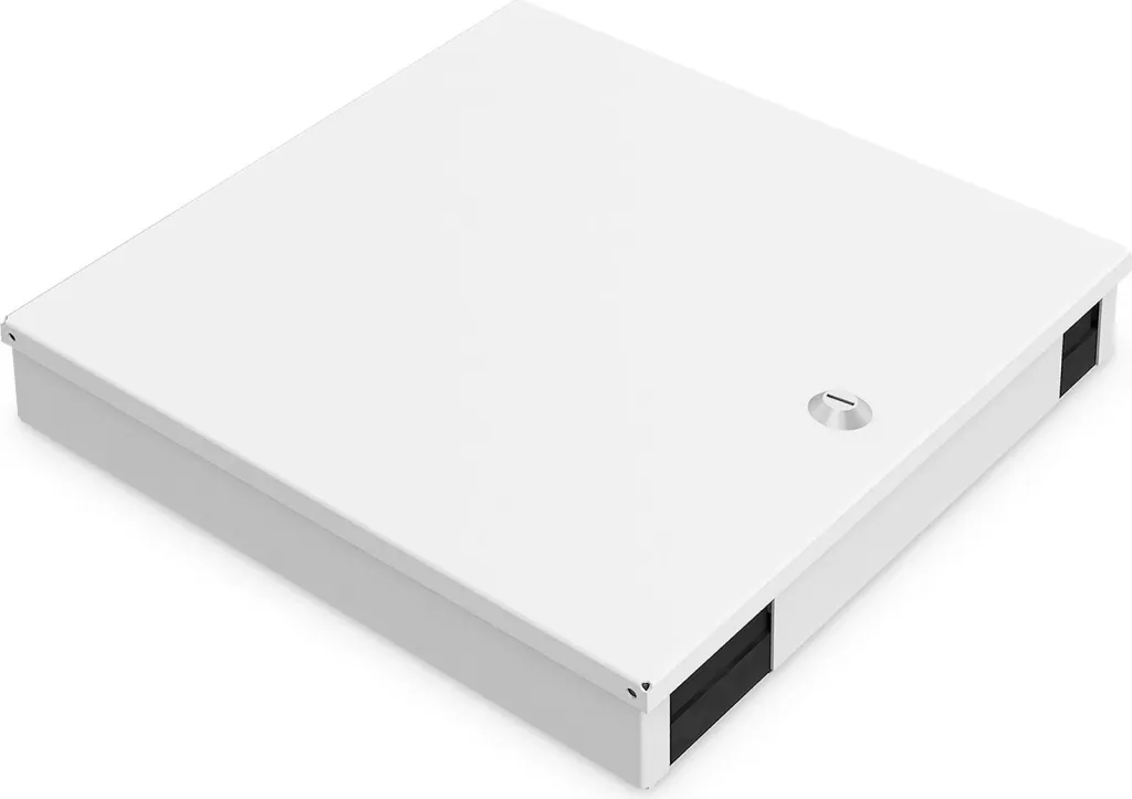Kasë rrjeti Digitus LWL Unibox, për mur, medium, e bardhë - 1