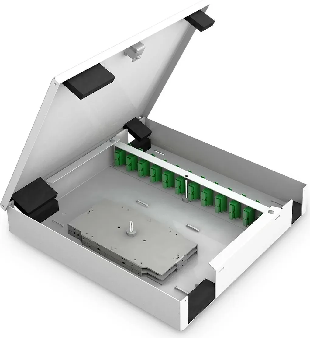 Kasë rrjeti Digitus LWL Unibox, për mur, medium, e bardhë - 4