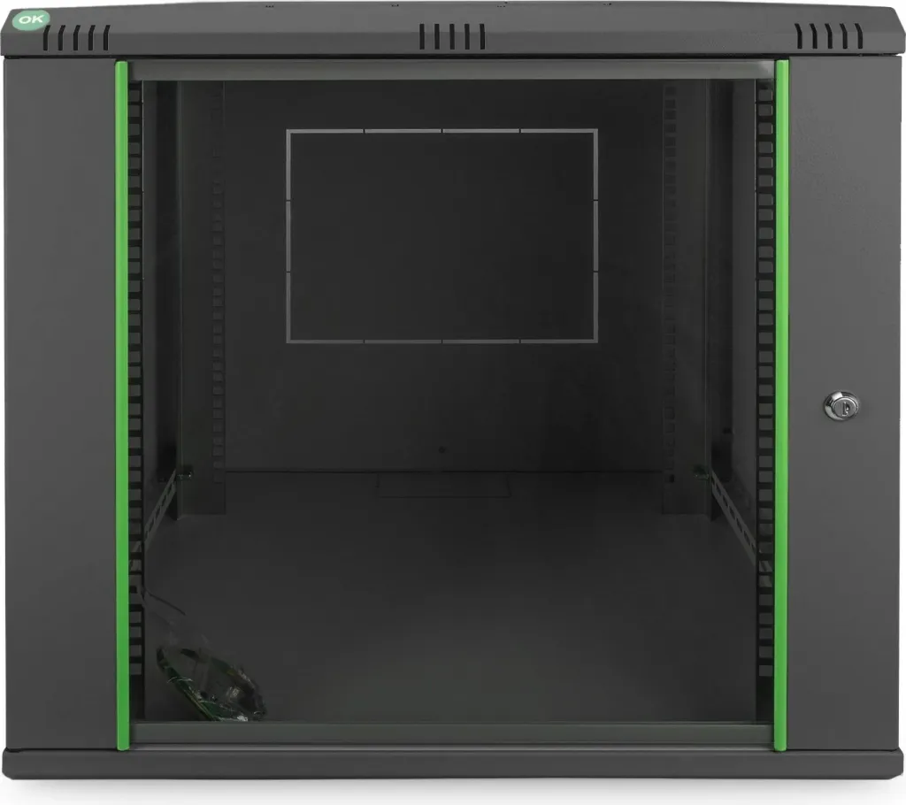 Kasë muri Digitus Dynamic 12U 607x600x600mm, e zezë - 3