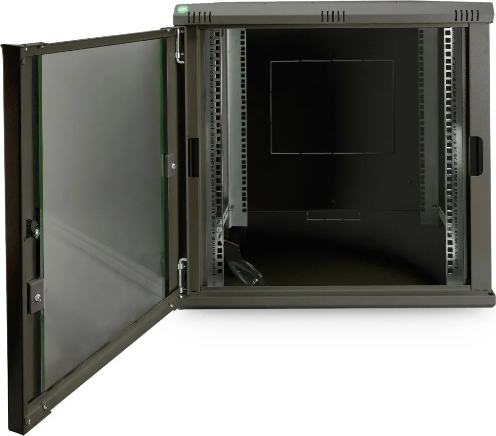 Kasë muri Digitus Dynamic 12U 607x600x600mm, e zezë - 5